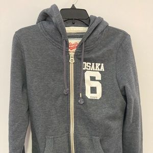 Superdry zip up hoodie